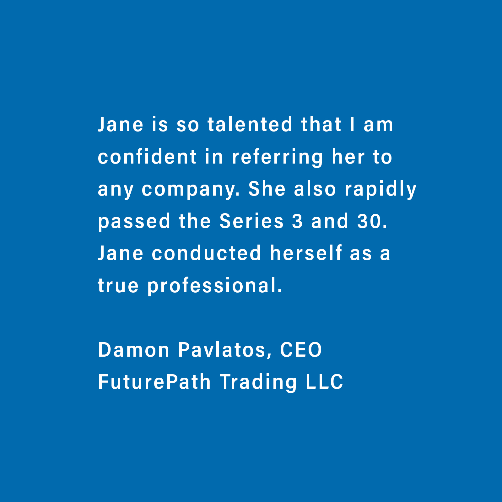 FuturePath Trading Brand Identity. Copyright Jane Rubin 2003